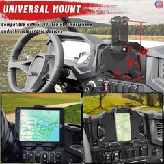 MDPROMCP RZR Tablet Phone Mount Storage Box Compatible with 2019-2023 Polaris
