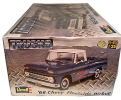 Revell ’66 Chevy Fleetside Pickup Truck Plastic Model Kit 1:25 857225 (B239)