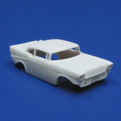 JFSL55 Jimmy Flintstone H:O scale 1957 Chevy Sedan outlaw slot car body