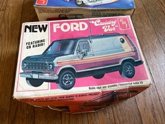 MPC Monogram AMT Empty Box Lot 55 Chev 59 Elcamino Ford Cruising Van 34 Slammer