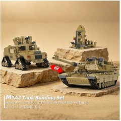 M1A2 Tank Set Military Model Kit – 1463 Pieces