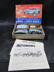 Vintage Hubley Model A Town Sedan Automobile Metal Model Kit UNUSED UNBUILT