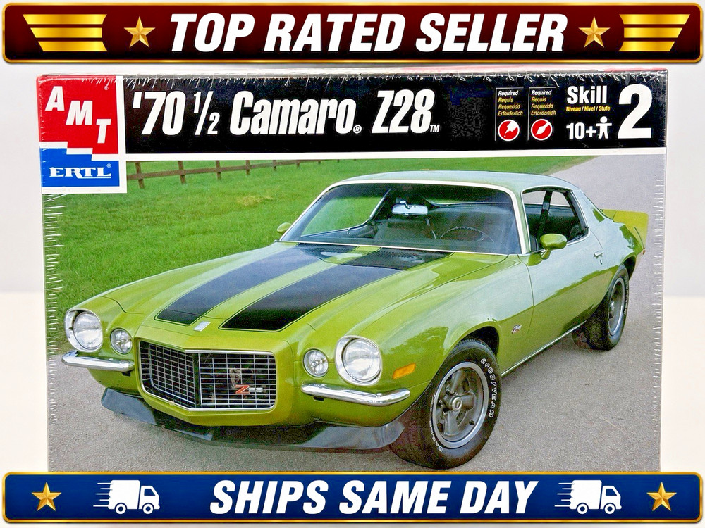 AMT ERTL Chevy ’70-1/2 Camaro Z28 model kit NEW in FACTORY SEALED BOX- 2001 Edit