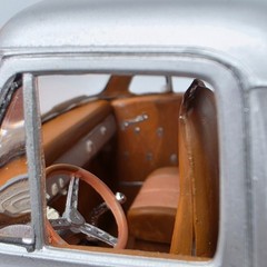 1956 Ford F-100 1/25 Built Model Truck Parts Diorama Display Broken Wheel