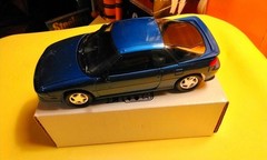 1991 CHEVY GEO STORM GSI COBALT BLUE METALLIC PROMO CAR ERTL AMT 6977 GM