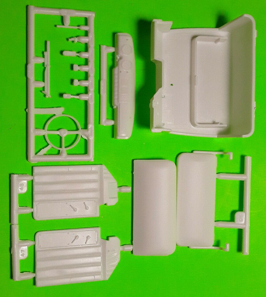 50 1950 Chevy 3100 Pickup Truck 1/25 Interior Tub Bench Seat Dash Model Car Part