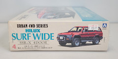 Aoshima Hilux Surf Wide SSR-X 4 Door, 1/24 Scale Plastic Model Kit 4, New Sealed