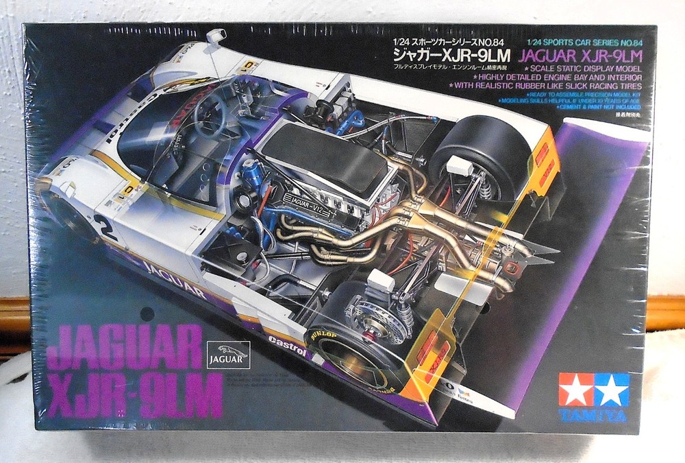 TAMIYA 1/24 Model Car Kit JAGUAR XJR-9LM Sports Car Philippines #84 NOS Vintage