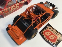 MODEL BUILT CAR PONTIAC #66 PHILLIPS TropArtic NASCAR JUNKYARD