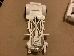 1 25 scale model parts Avanti Partially Built Body Chassis Engine No Box