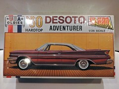 VINTAGE FACTORY SEALED 1960 DESOTO ADVENTURER KIT 1/25 Jo-Han / BEST ON EBAY