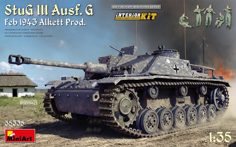 MiniArt 1/35 35335 WWII German StuG III Ausf.G Alkett Prod. (Interior Kit)