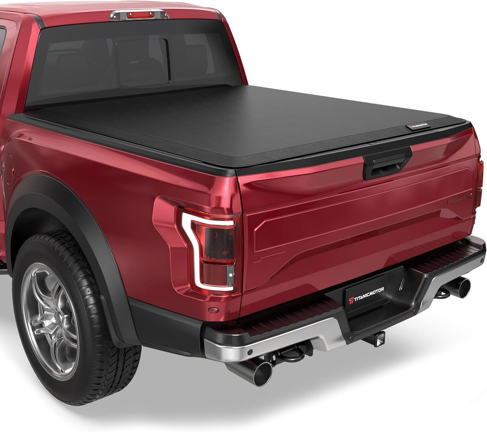 Soft Roll up Truck Bed Tonneau Cover Compatible for 2015-2024 2025 Ford F-150 F1