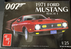 AMT 1187 007 71 Ford Mustang Mach 1 Parts Kit Bash Chrome Part #120