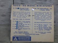 Roco Minitanks (NEW) 1/87 WWII US Rubber Assault Craft W/2 Paddles Lot #6173K