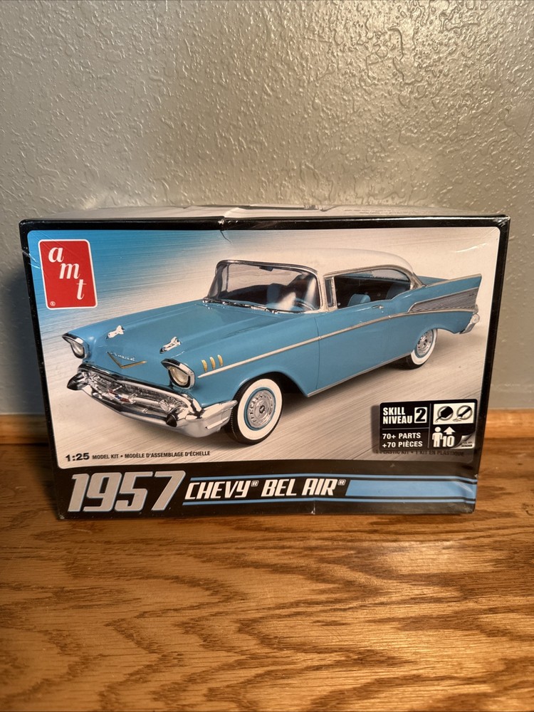 AMT 1957 Chevy Bel Air Model Car Scale 1:25 – AMT638M/12 *Factory Sealed*