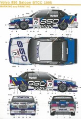 SK Decal 1/24 Volvo 850 Saloon BTCC 1995 Decal for Tamiya from Japan 10147