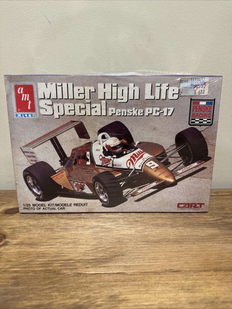 AMT Penske PC-17 “Miller High Life”. 1/25. #6881. INDY 500 NEW Factory Sealed.