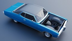 3d Printed 1/25 1968 Pontiac Grand Prix Model Kit