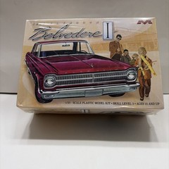Moebius 1965 Plymouth Belvedere 1:25 scale model car kit 1218