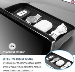 2025 RAV4 Behind Screen Organizer for Toyota RAV4 2025 Accessories Dash Storage