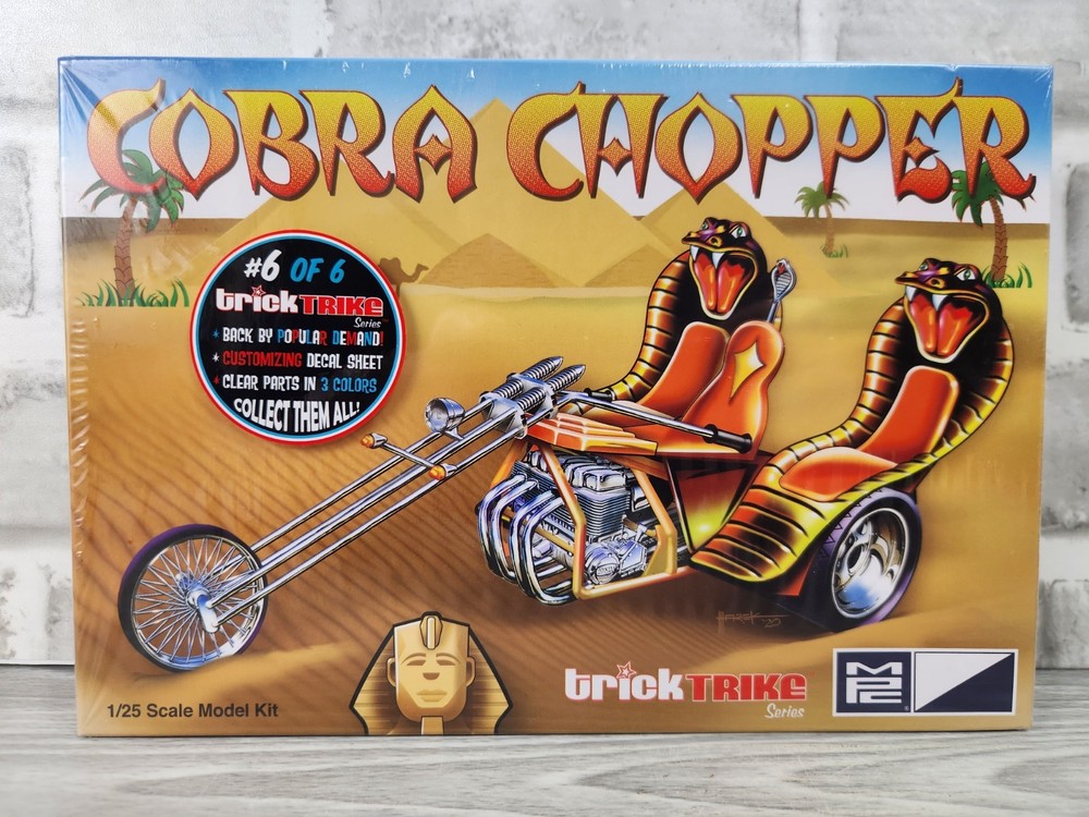 MPC Trick Trike Series #6 of 6 Cobra Chopper 1/25 Scale Model SEALED MPC896/12