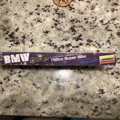 BMW 750cc Motorcycle Vintage Lindberg Plastic Model Kit #1221 New & Sealed NOS