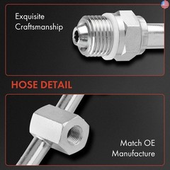 A-Premium Power Steering Pressure Line Hose Assembly Compatible with Ford