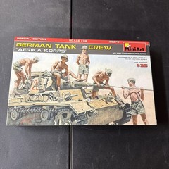 MiniArt 1/35 35278 WWII German Tank Crew (Afrika Korps) (5 Figures)