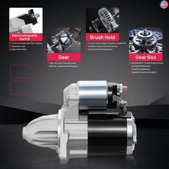 BDFHYK Starter Motor Compatible with Saab 9-2X 2005-2006, Compatible with