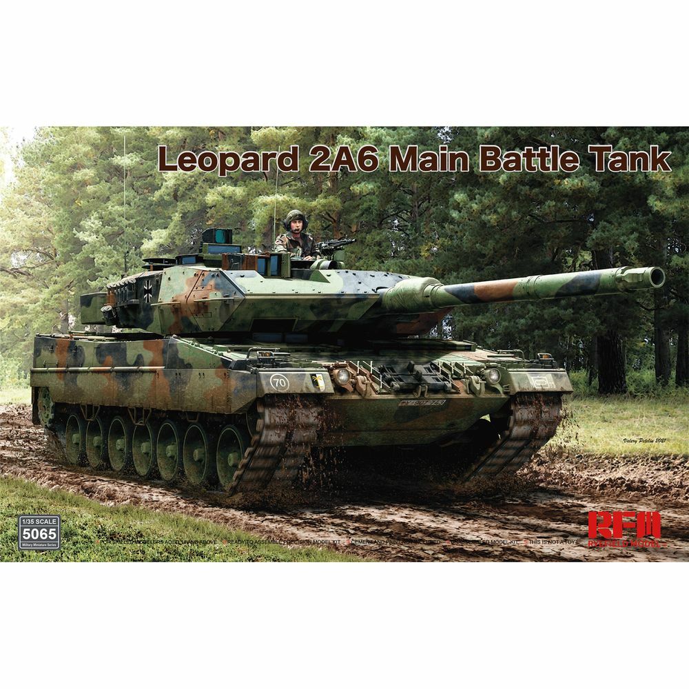 RYEFIELD MODEL RFM RM-5065 1/35 Leopard 2A6 Main Battle Tank