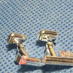 🌟 Rear Bumper Guards 1961 Jaguar XKE 1:24 Scale 1000s Model Car Parts 4 Sale