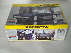 Monogram Predicta 1/24 Scale Futuristic Car Model Kit Partially Assembled