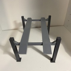 4 post model car lift 1:24 1:25 scale KIT Diorama Assembly required. Paintable!