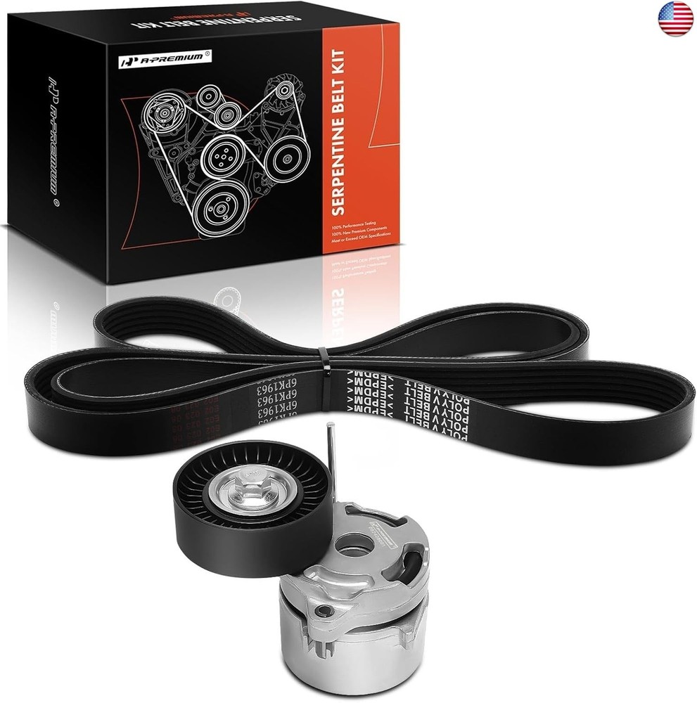 A-Premium Engine Serpentine Belt Drive Kit Compatible with Subaru Forester