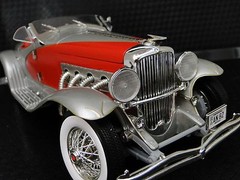 Classic Car Chopped Vintage1959Concept1:18Custom Built24Metal Body12Carousel RED