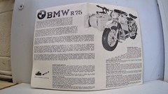 Esci BMW R/75 w/ Sidecar 1/9th Scale #7001 – PARTIALLY BUILT – SEE INFO BELOW