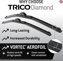 TRICO Diamond 26″ + 14″ Premium Automotive Replacement Windshield Wiper Blades