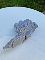 1 25 Scale Nitrous Chevrolet 283 Engine Custom Chevy V8 Small Block Motor