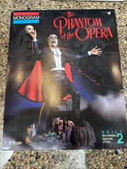 MONOGRAM 1:8 SCALE PHANTOM OF THE OPERA MODEL KIT! CIRCA 1994! VMCP!