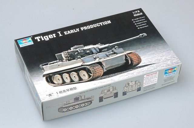 Trumpeter 7242 German Tiger I Early Production 1:72 New Free Shipping