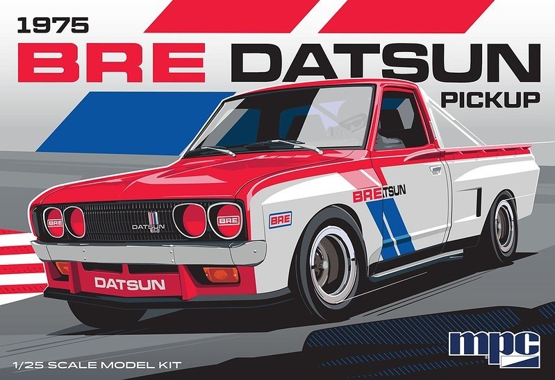 MPC 1:25 Scale Model 1975 Bre Datsun Pickup MPC1029