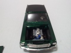 Vintage screw bottom Mustang built model car