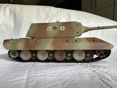 1/35 BUILT GERMAN E-100 SUPER HEAVY TANK WELL BUILT READY TO DISPLAY. SALE!!!