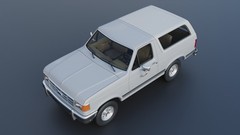 ABS-LIKE RESIN 3D PRINTED 1/25 1987 FORD BRONCO FULL KIT