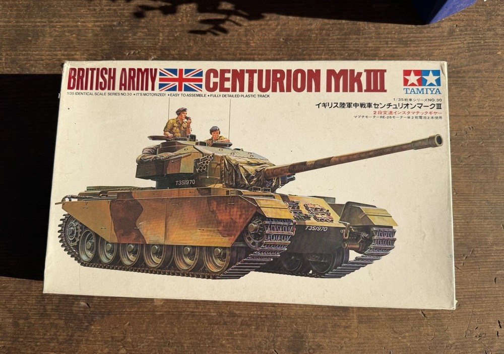 TAMIYA BRITISH ARMY CENTURION MK III 1/35 SCALE Motorized Made In Japan