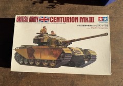 TAMIYA BRITISH ARMY CENTURION MK III 1/35 SCALE Motorized Made In Japan