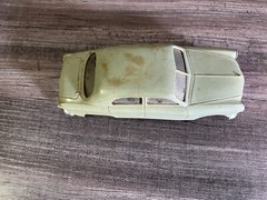 1949 Ford Shoebox Fordor 1/25 th Promo WINDUP Model Vintage Some Warpage GREEN