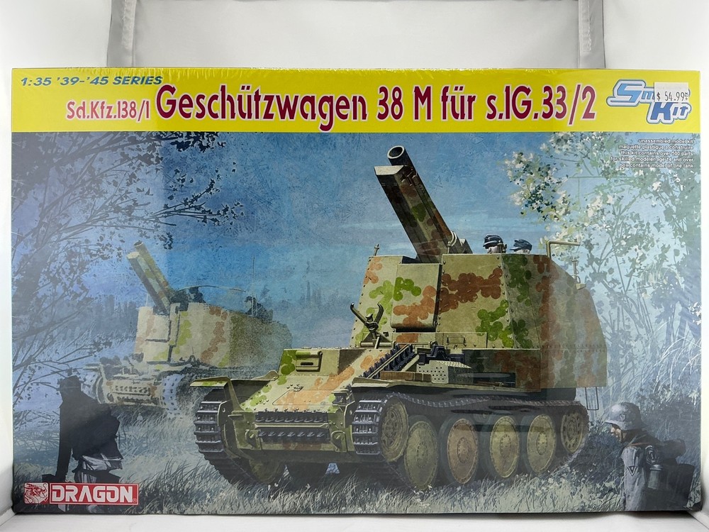 DRAGON 6429 Sd.Kfz.138/1 Geschutzwagon 38 M fur s.IG.33/2 SMART KIT w/Photo-Etch