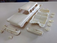 Vics Resins 58 Pontiac Station Wagon 1/25 resin body
